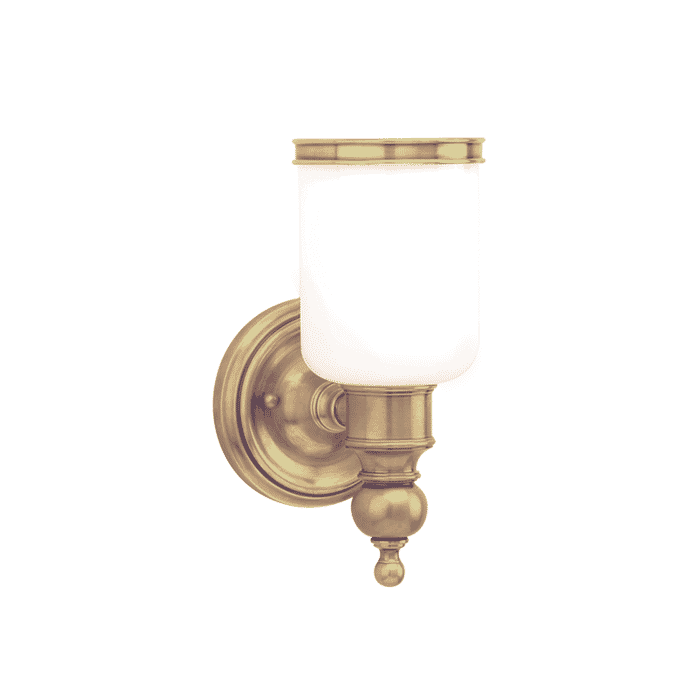 Hudson Valley Chatham 5" Bathroom Vanity Light in Aged Brass Hudson Valley Chatham 5" Bathroom Vanity Light in Aged Brass