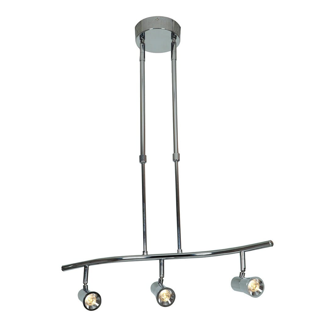 Access Sleek 3-Light 23" Pendant Light in Brushed Steel