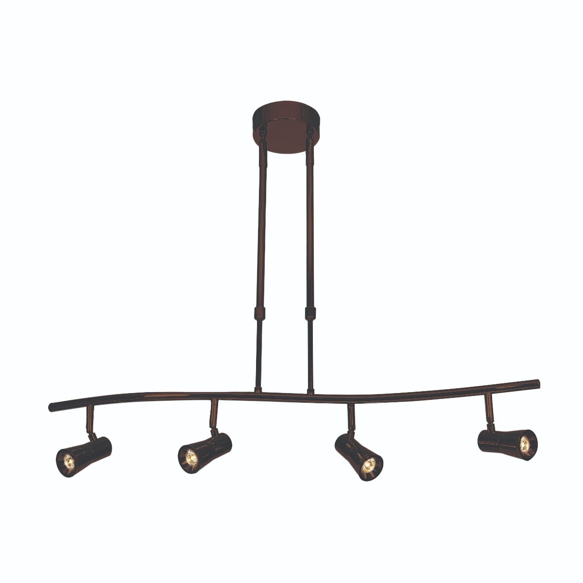 Access Sleek 4-Light 33" Pendant Light in Bronze