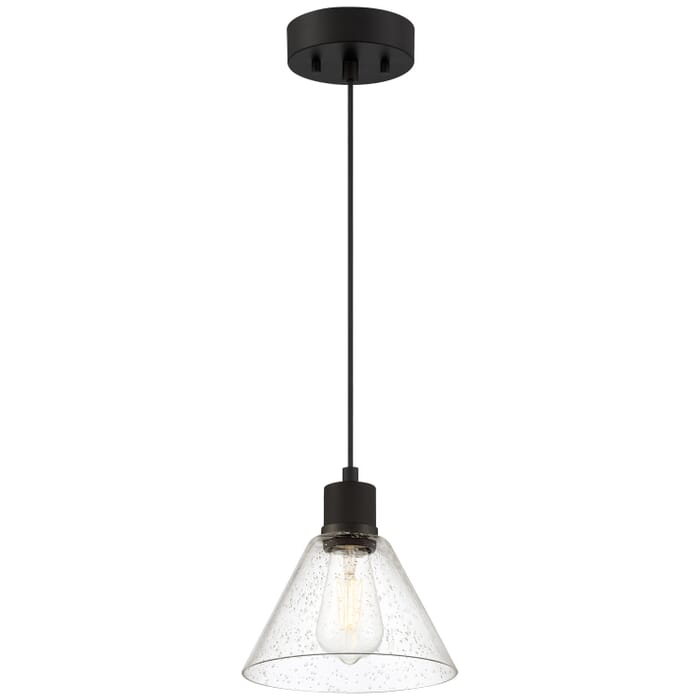 Port Nine Martini 1-Light LED Pendant in Matte Black Port Nine Martini 1-Light LED Pendant in Matte Black