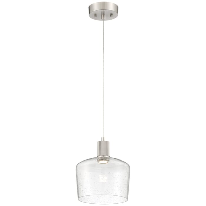 Port Nine Chardonnay 1-Light LED Pendant in Brushed Steel Port Nine Chardonnay 1-Light LED Pendant in Brushed Steel