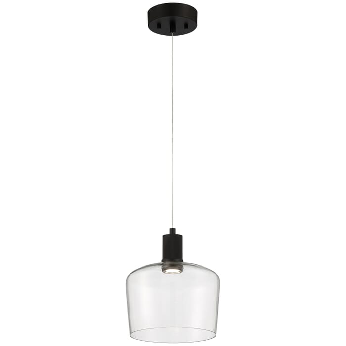 Port Nine Chardonnay 1-Light LED Pendant in Matte Black Port Nine Chardonnay 1-Light LED Pendant in Matte Black