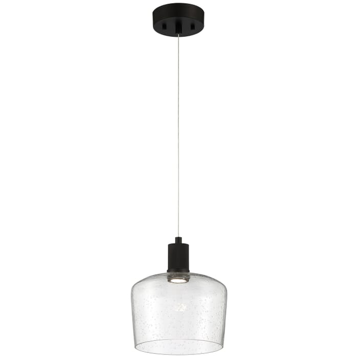 Port Nine Chardonnay 1-Light LED Pendant in Matte Black Port Nine Chardonnay 1-Light LED Pendant in Matte Black