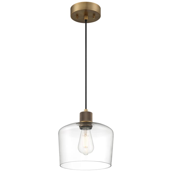 Port Nine Chardonnay 1-Light LED Pendant in Antique Brushed Brass Port Nine Chardonnay 1-Light LED Pendant in Antique Brushed Brass