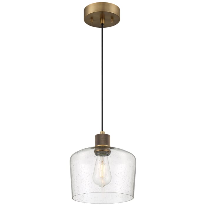 Port Nine Chardonnay 1-Light LED Pendant in Antique Brushed Brass Port Nine Chardonnay 1-Light LED Pendant in Antique Brushed Brass