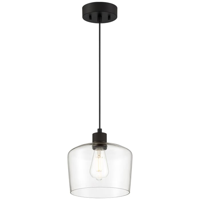 Port Nine Chardonnay 1-Light LED Pendant in Matte Black Port Nine Chardonnay 1-Light LED Pendant in Matte Black