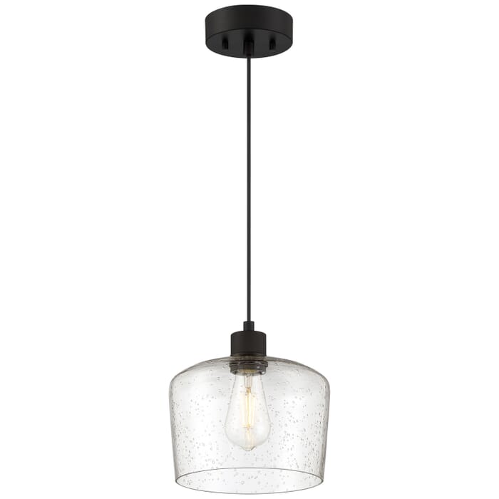 Port Nine Chardonnay 1-Light LED Pendant in Matte Black Port Nine Chardonnay 1-Light LED Pendant in Matte Black