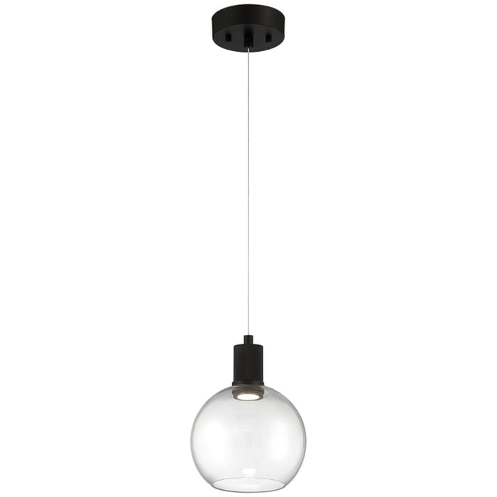 Port Nine Burgundy 1-Light LED Pendant in Matte Black Port Nine Burgundy 1-Light LED Pendant in Matte Black