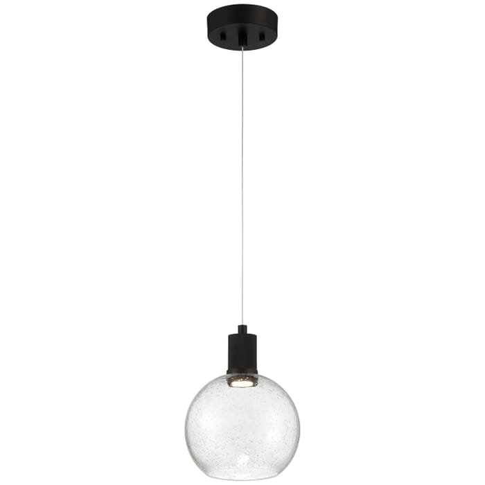 Port Nine Burgundy 1-Light LED Pendant in Matte Black Port Nine Burgundy 1-Light LED Pendant in Matte Black