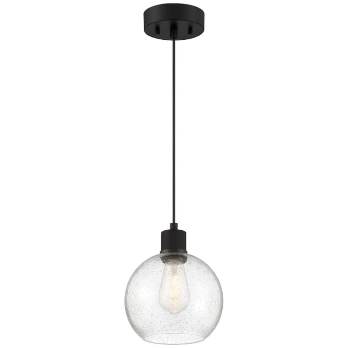 Port Nine Burgundy 1-Light LED Pendant in Matte Black Port Nine Burgundy 1-Light LED Pendant in Matte Black