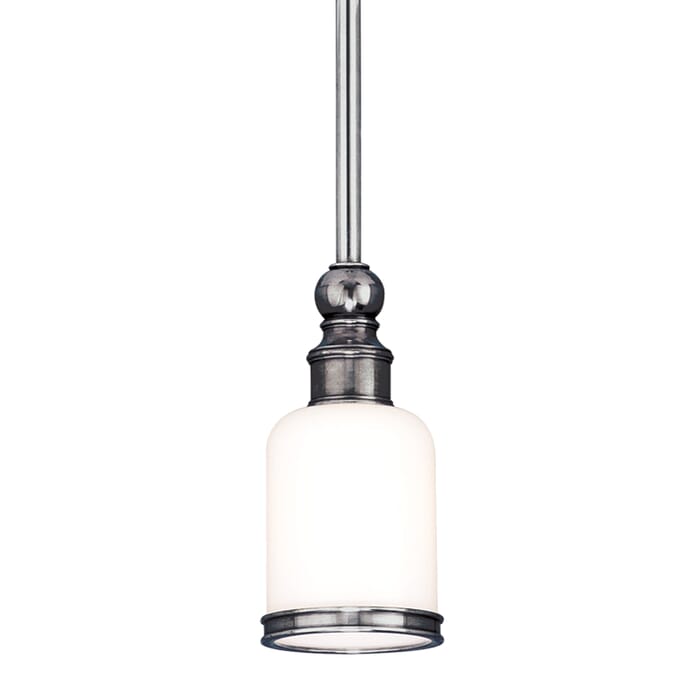 Hudson Valley Chatham 11" Pendant Light in Polished Nickel Hudson Valley Chatham 11" Pendant Light in Polished Nickel