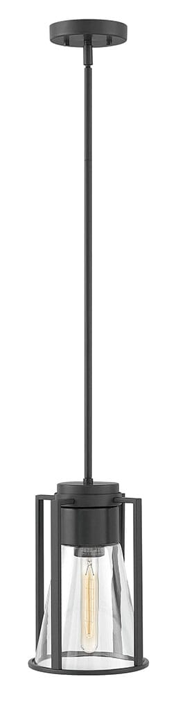 Black LED Pendant from the Refinery Collection