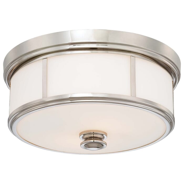 Minka Lavery 3-Light 16" Ceiling Light in Polished Nickel Minka Lavery 3-Light 16" Ceiling Light in Polished Nickel