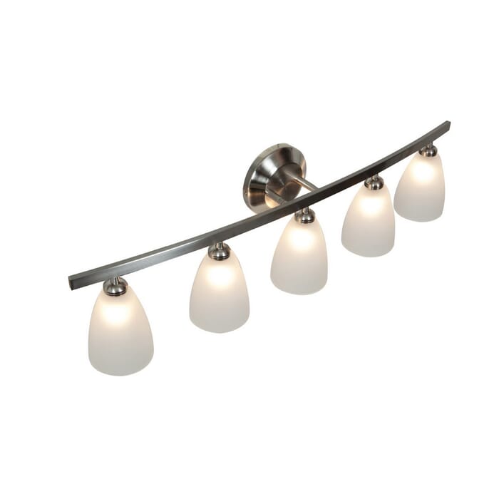 Access Sydney 5-Light 9" Bathroom Vanity Light in Chrome Access Sydney 5-Light 9" Bathroom Vanity Light in Chrome