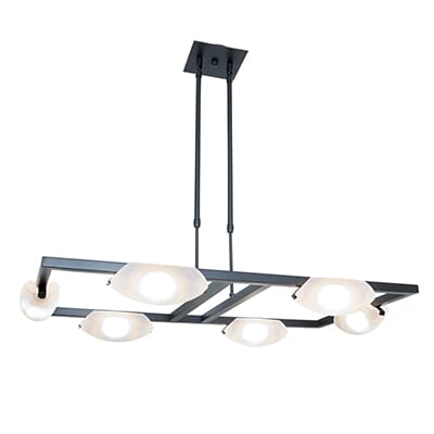 Access Nido 6-Light 19" Contemporary Chandelier in Oil Rubbed Bronze