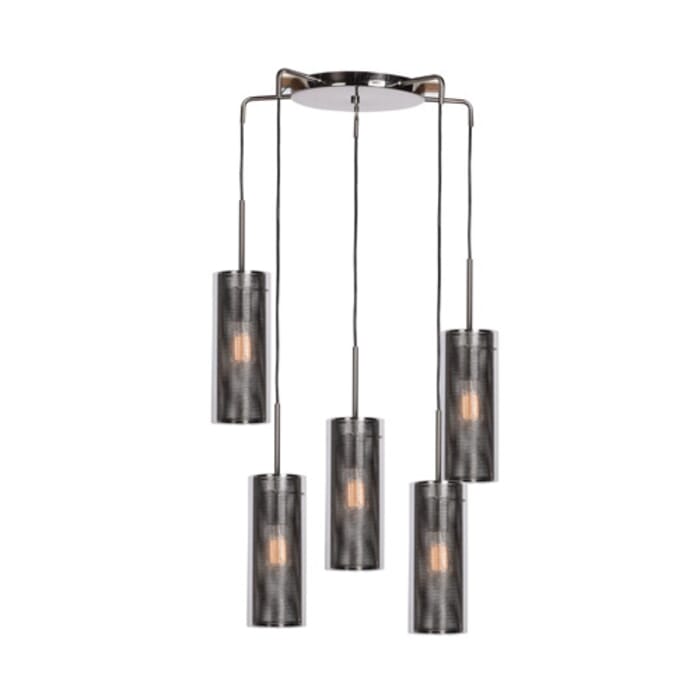 Access Multis 5-Light Pendant Light in Black Chrome Access Multis 5-Light Pendant Light in Black Chrome