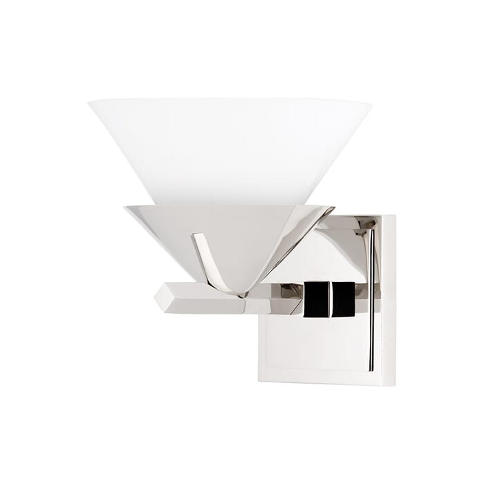 Hudson Valley Stillwell Wall Sconce in Polished Nickel Hudson Valley Stillwell Wall Sconce in Polished Nickel