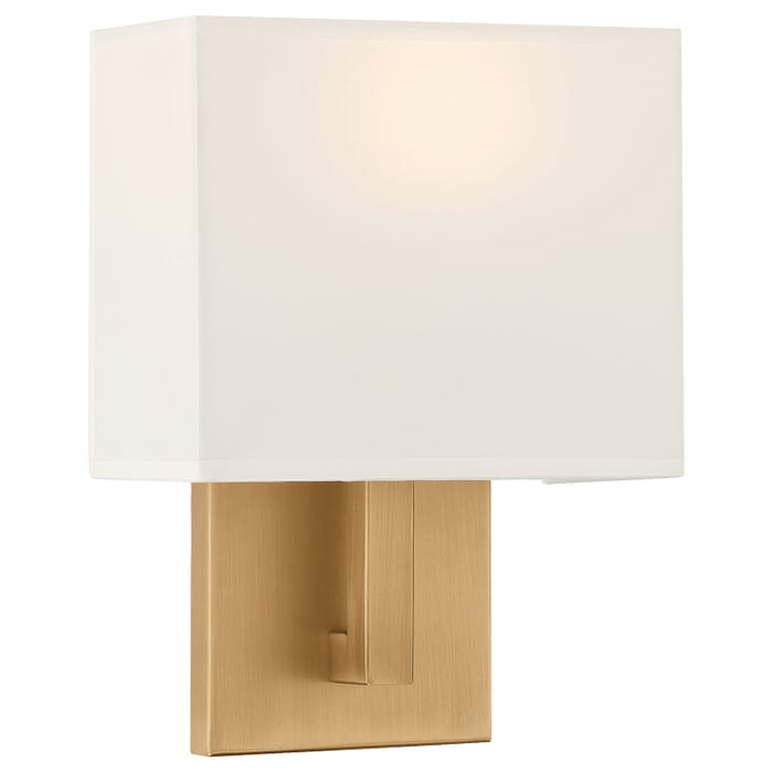 Mid Town 1-Light LED Wall Sconce in Antique Brushed Brass Mid Town 1-Light LED Wall Sconce in Antique Brushed Brass