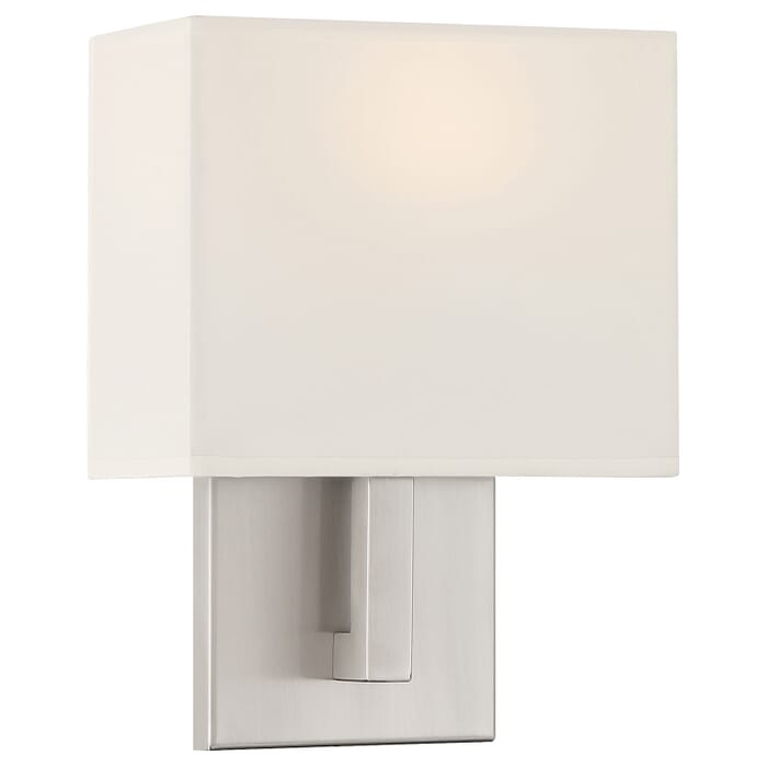 Mid Town 1-Light LED Wall Sconce in Brushed Steel Mid Town 1-Light LED Wall Sconce in Brushed Steel