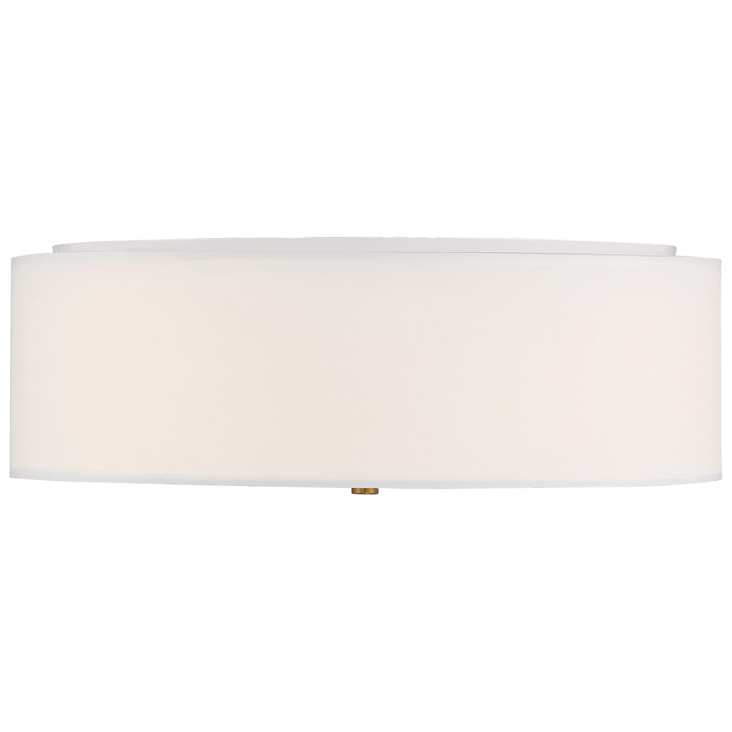 Mid Town 3-Light LED Flush Mount in Antique Brushed Brass