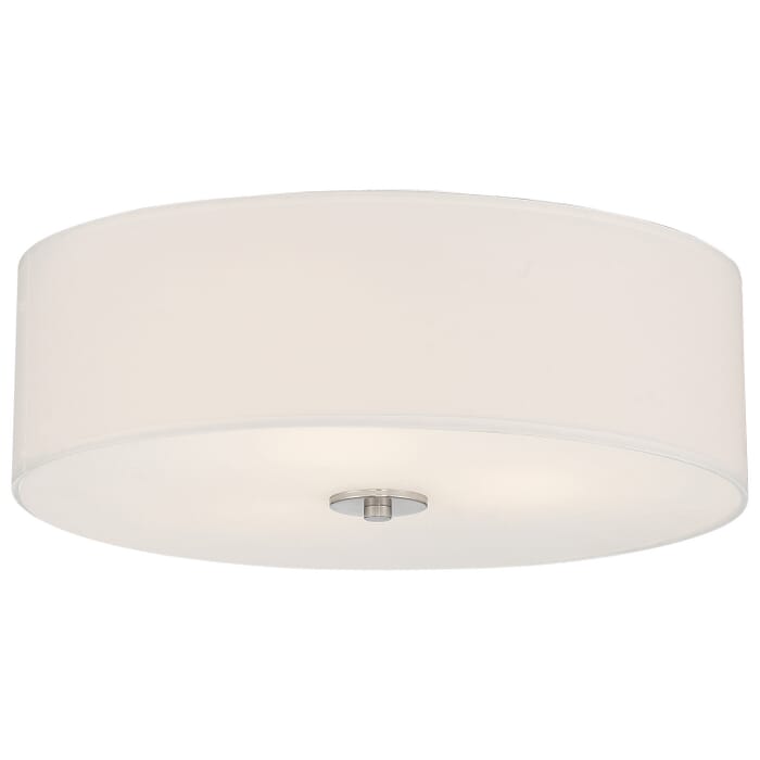 Mid Town 3-Light LED Flush Mount in Brushed Steel Mid Town 3-Light LED Flush Mount in Brushed Steel