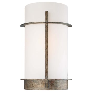 Minka Lavery Compositions 12" Wall Sconce in Aged Patina Iron