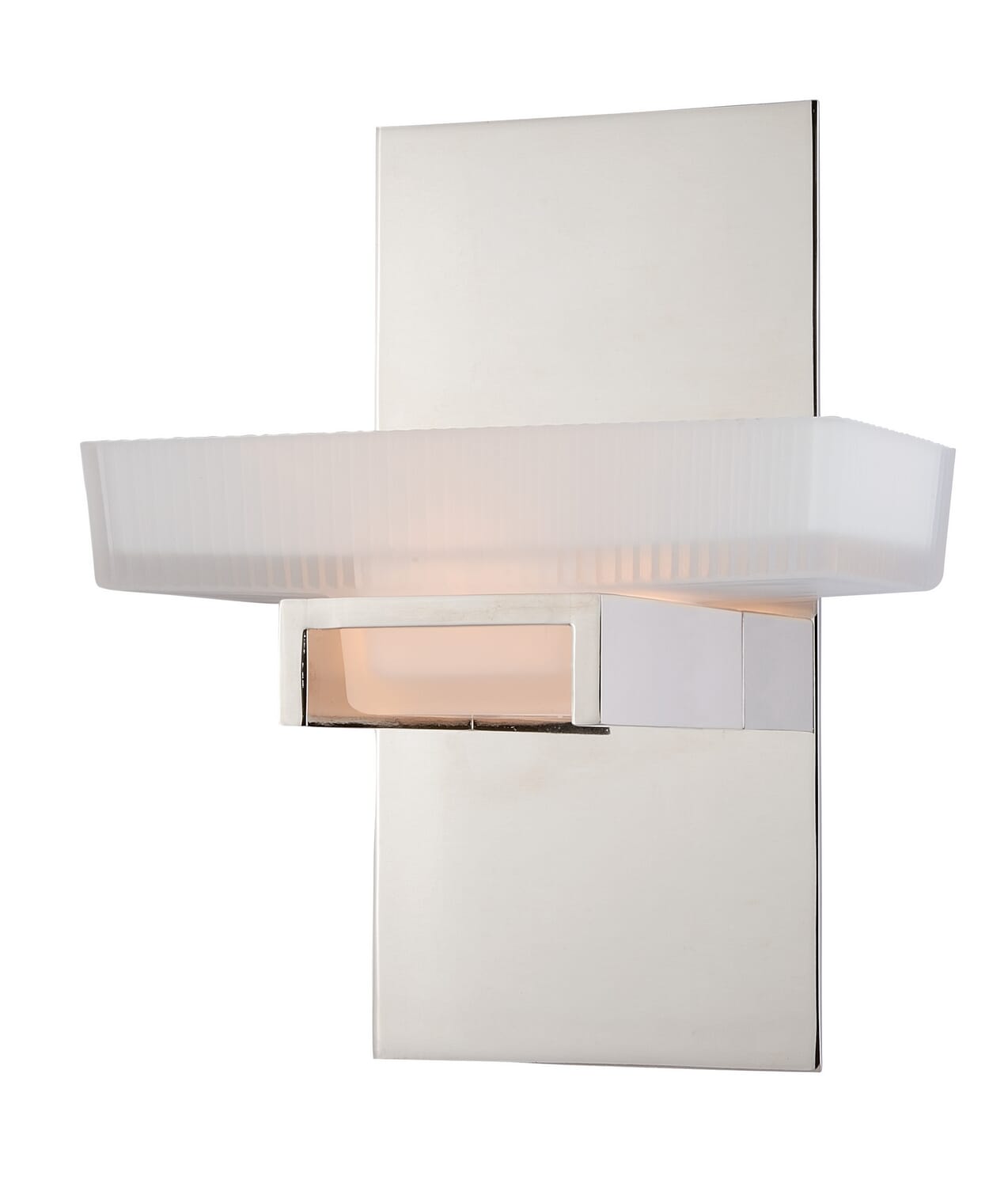 Gatsby 1-Light Bathroom Vanity Light in Polished Nickel