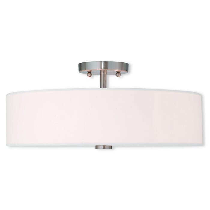 Meridian 4-Light Ceiling Mount in Brushed Nickel Meridian 4-Light Ceiling Mount in Brushed Nickel