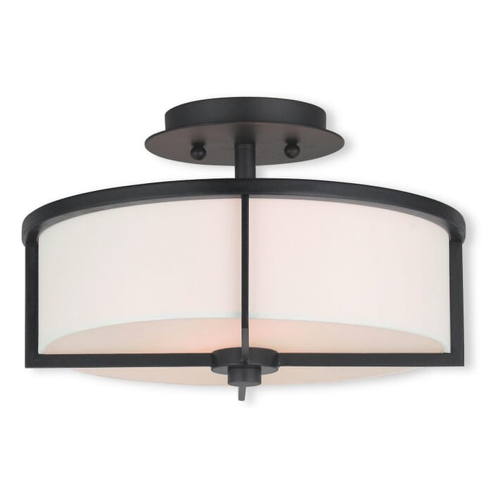 Wesley 2-Light Ceiling Mount in Bronze Wesley 2-Light Ceiling Mount in Bronze