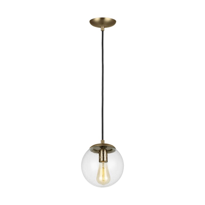 Leo 1-Light Pendant in Satin Brass Leo 1-Light Pendant in Satin Brass
