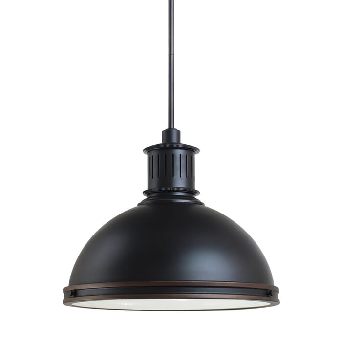 Sea Gull Pratt Street Metal 3-Light Pendant Light in Autumn Bronze Sea Gull Pratt Street Metal 3-Light Pendant Light in Autumn Bronze
