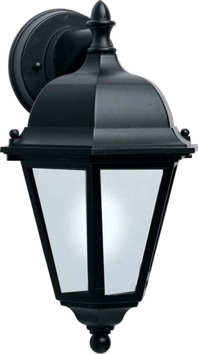 Westlake LED E26 1-Light 1-Light Outdoor Wall Mount in Black