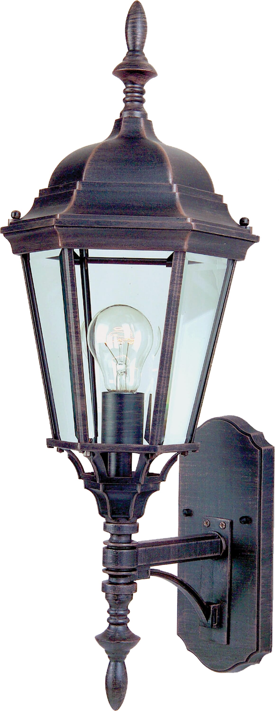 Westlake LED E26 1-Light 1-Light Outdoor Wall Mount in Rust Patina