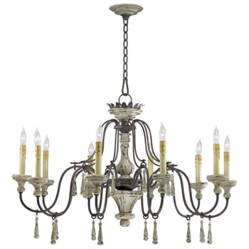 Cyan Design Provence 36.25" 10-Light Chandelier in Carriage House