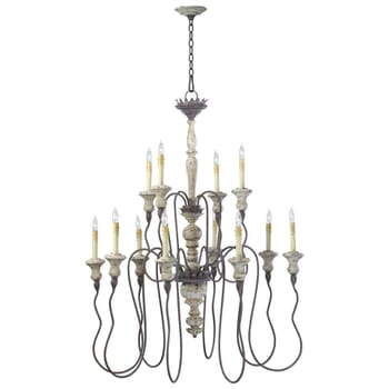 Cyan Design Provence 39" 12-Light Chandelier in Carriage House