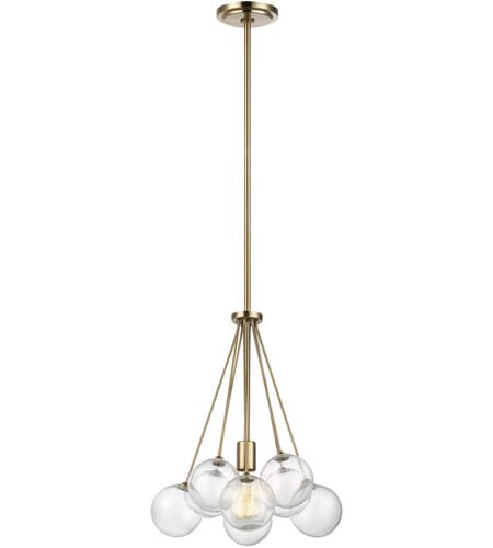 Sea Gull Brassville Pendant Light in Satin Brass