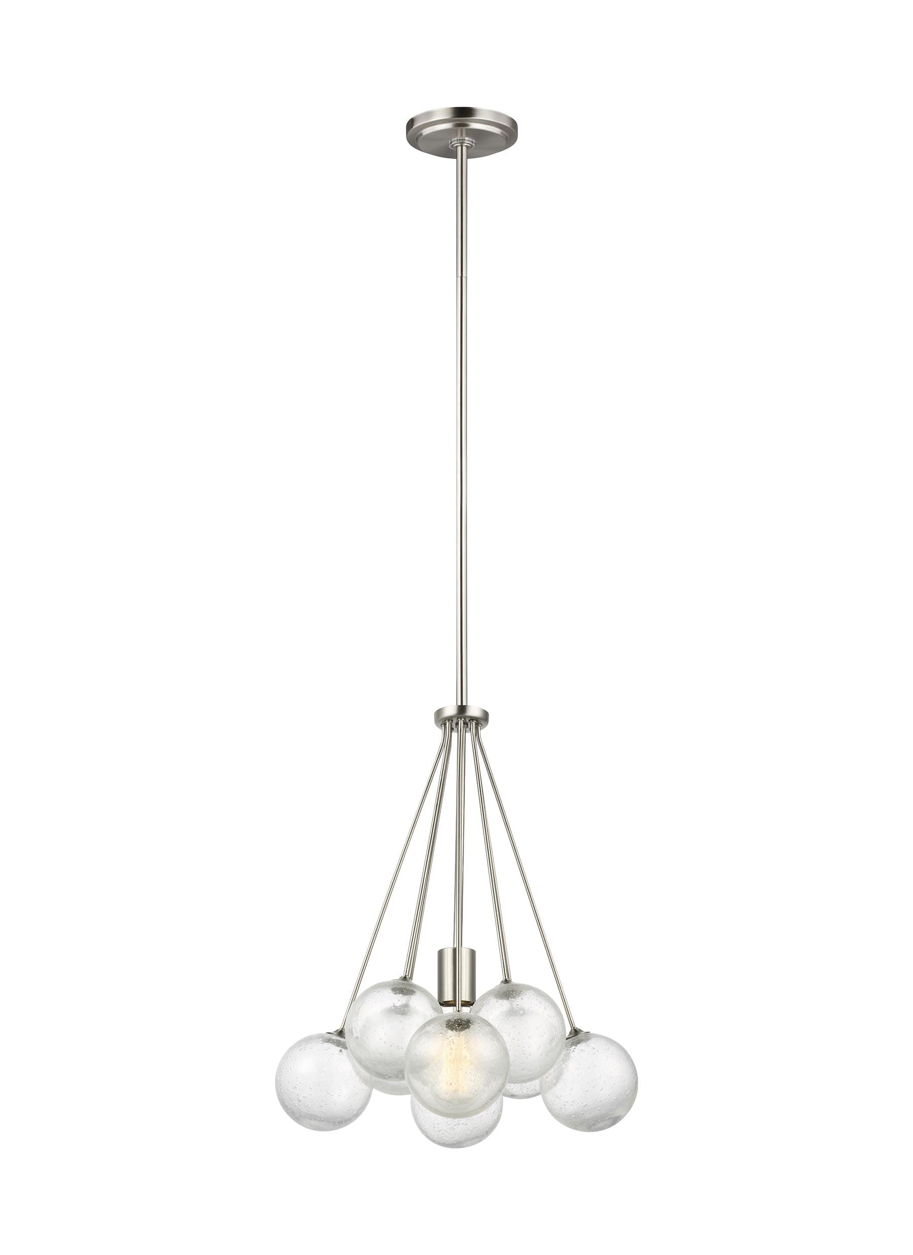 Sea Gull Bronzeville Pendant Light in Brushed Nickel