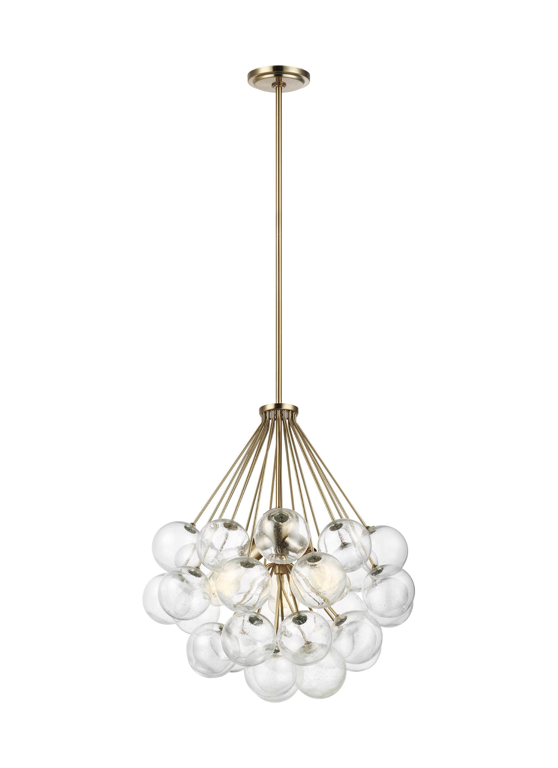 Sea Gull Brassville 3-Light Pendant Light in Satin Brass