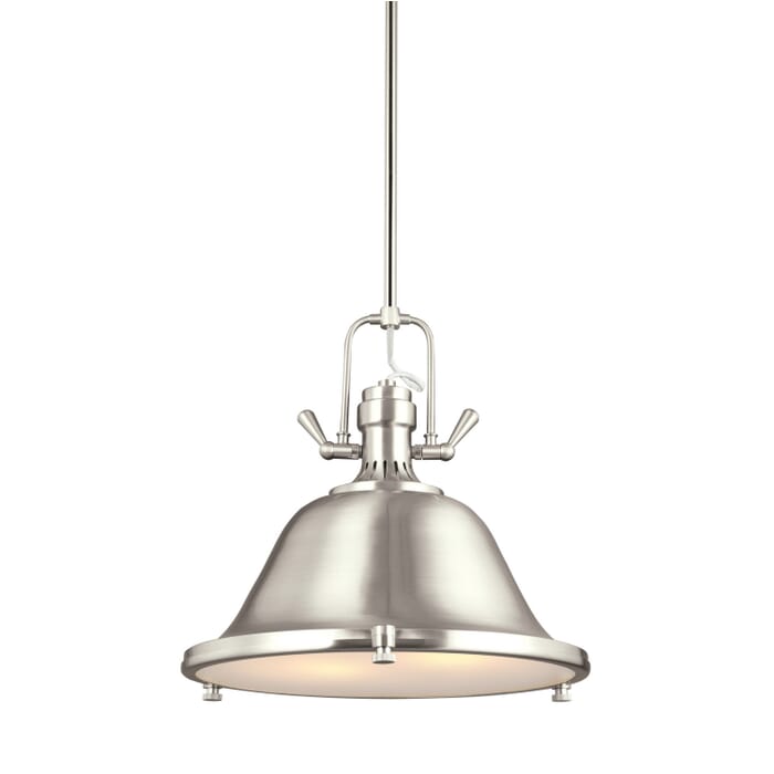 Stone Street 2-Light Pendant in Brushed Nickel Stone Street 2-Light Pendant in Brushed Nickel