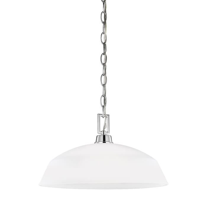 Sea Gull Kerrville Pendant Light in Chrome Sea Gull Kerrville Pendant Light in Chrome