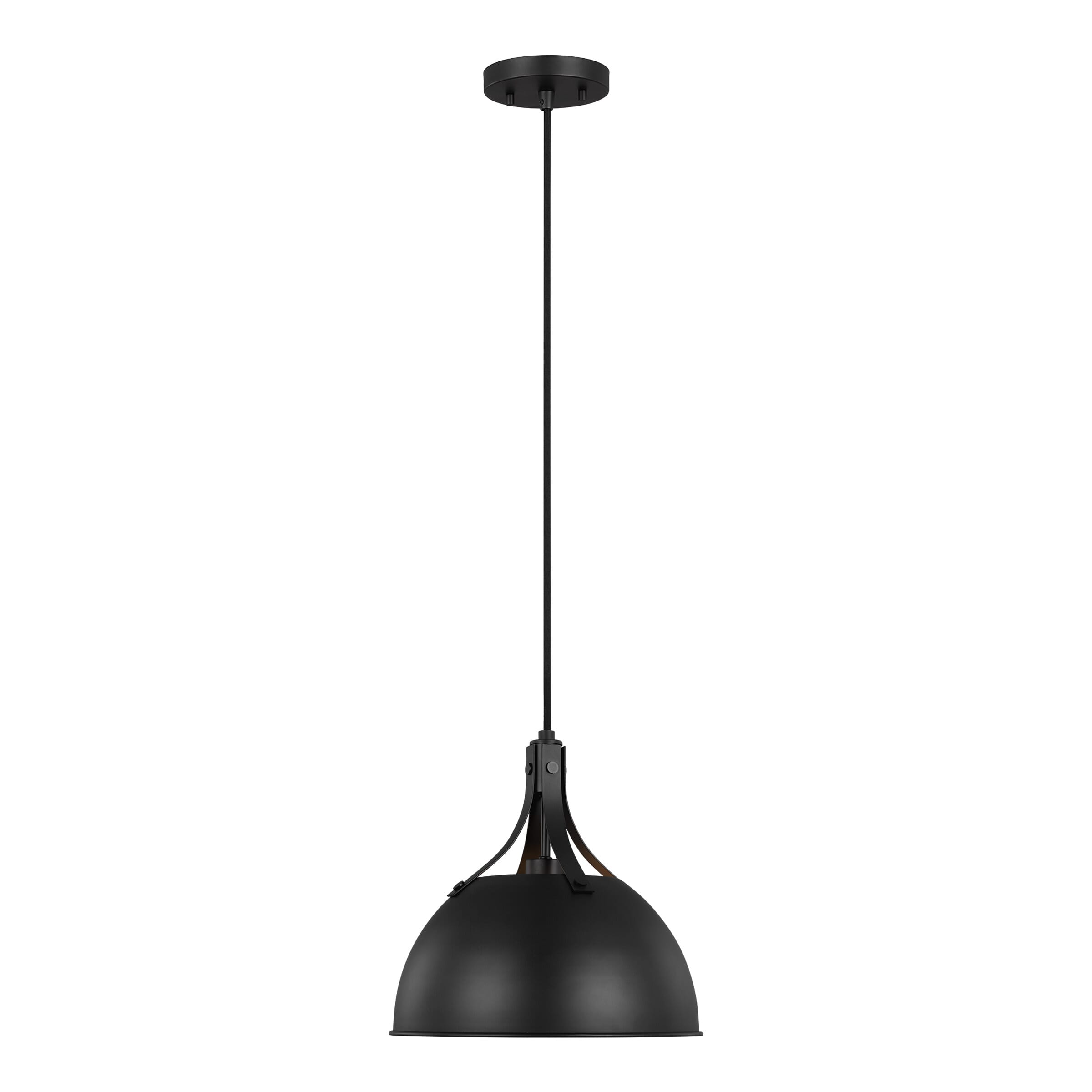 Sea Gull Rockland Pendant Light in Midnight Black