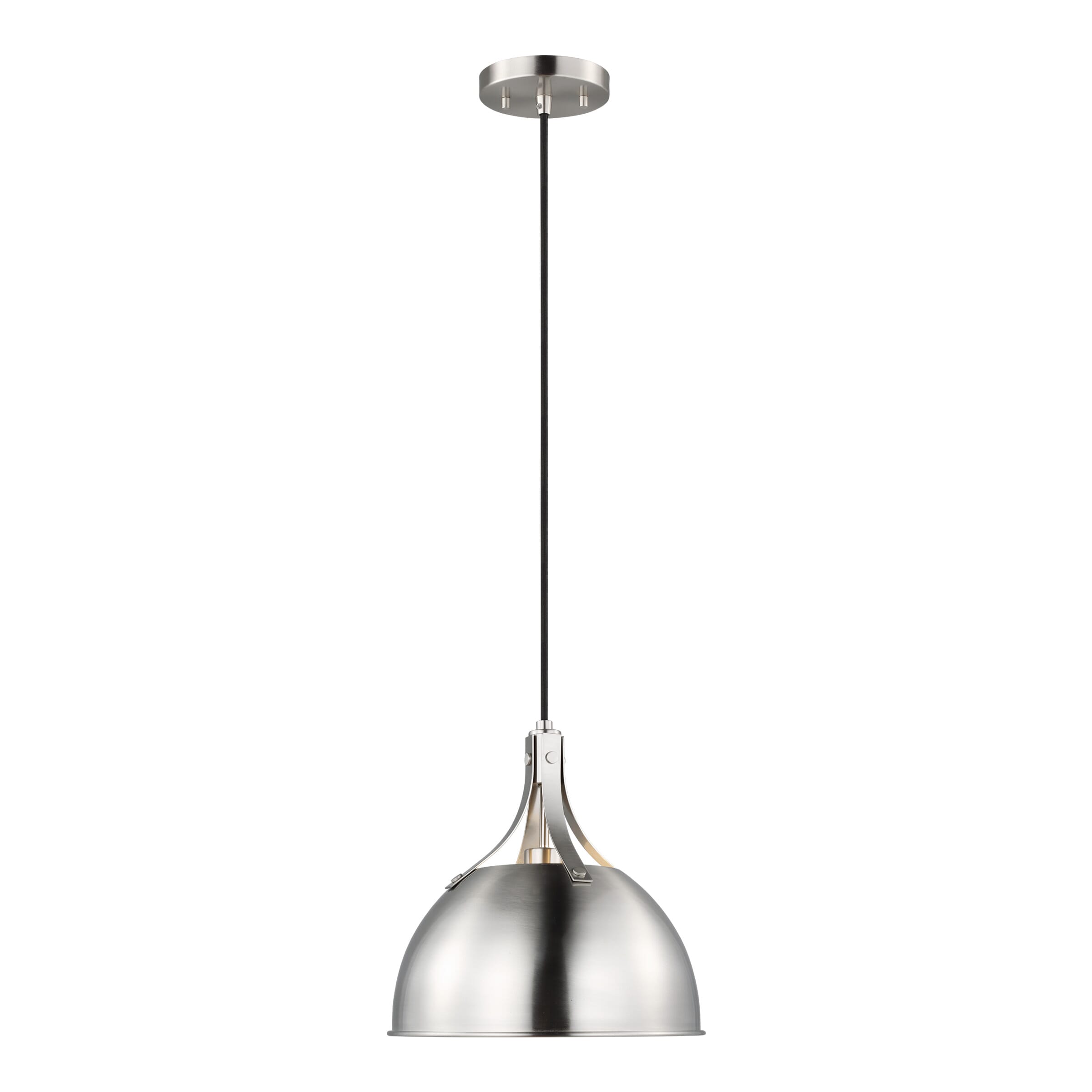 Sea Gull Rockland Pendant Light in Brushed Nickel