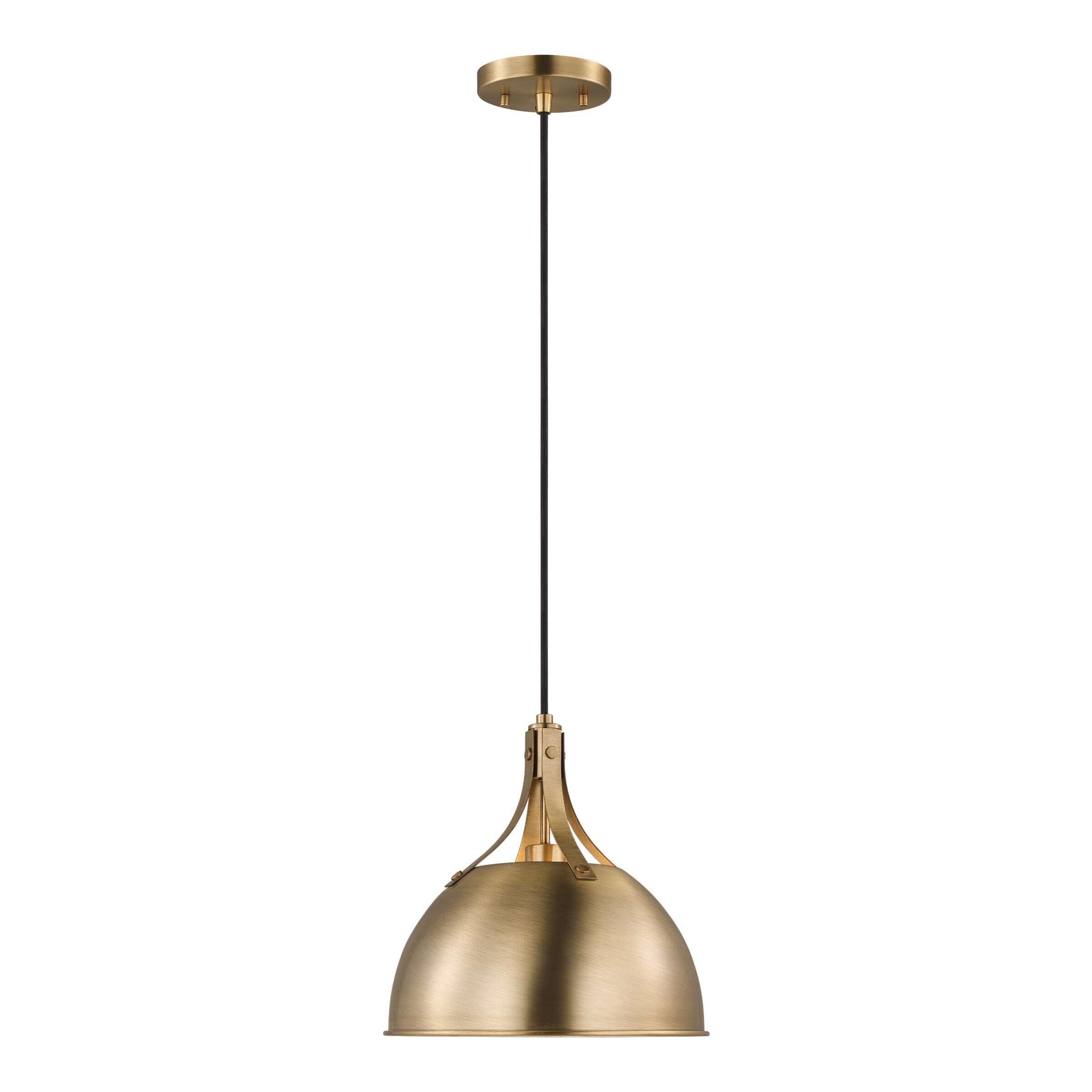 Sea Gull Rockland Pendant Light in Satin Brass
