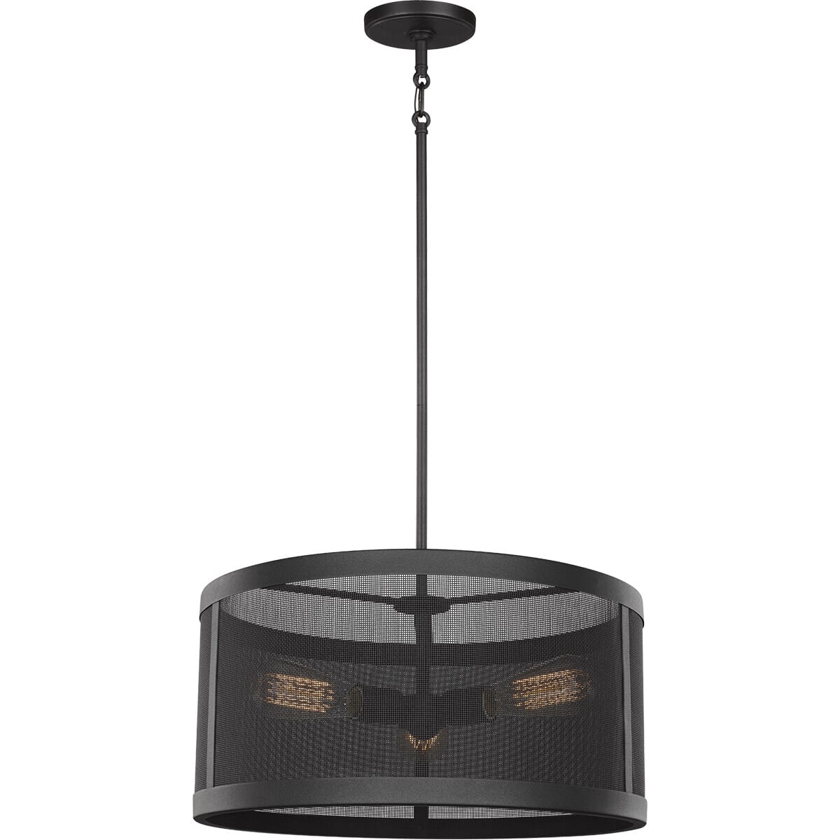 Sea Gull Gereon 3-Light 10" Pendant Light in Black
