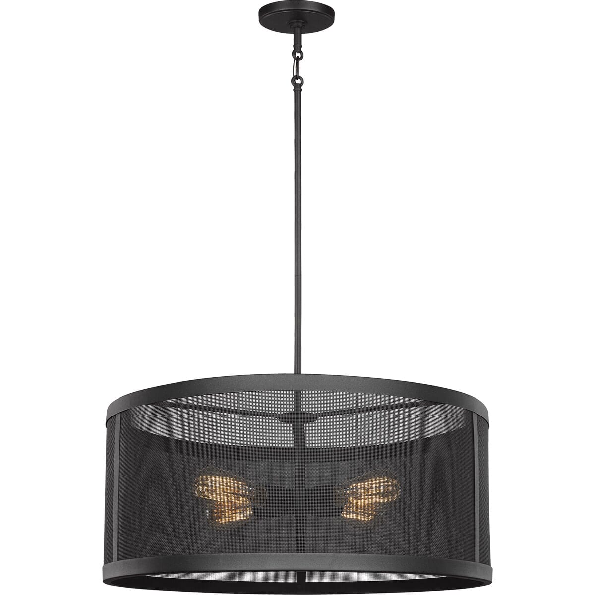 Sea Gull Gereon 4-Light 11" Pendant Light in Black