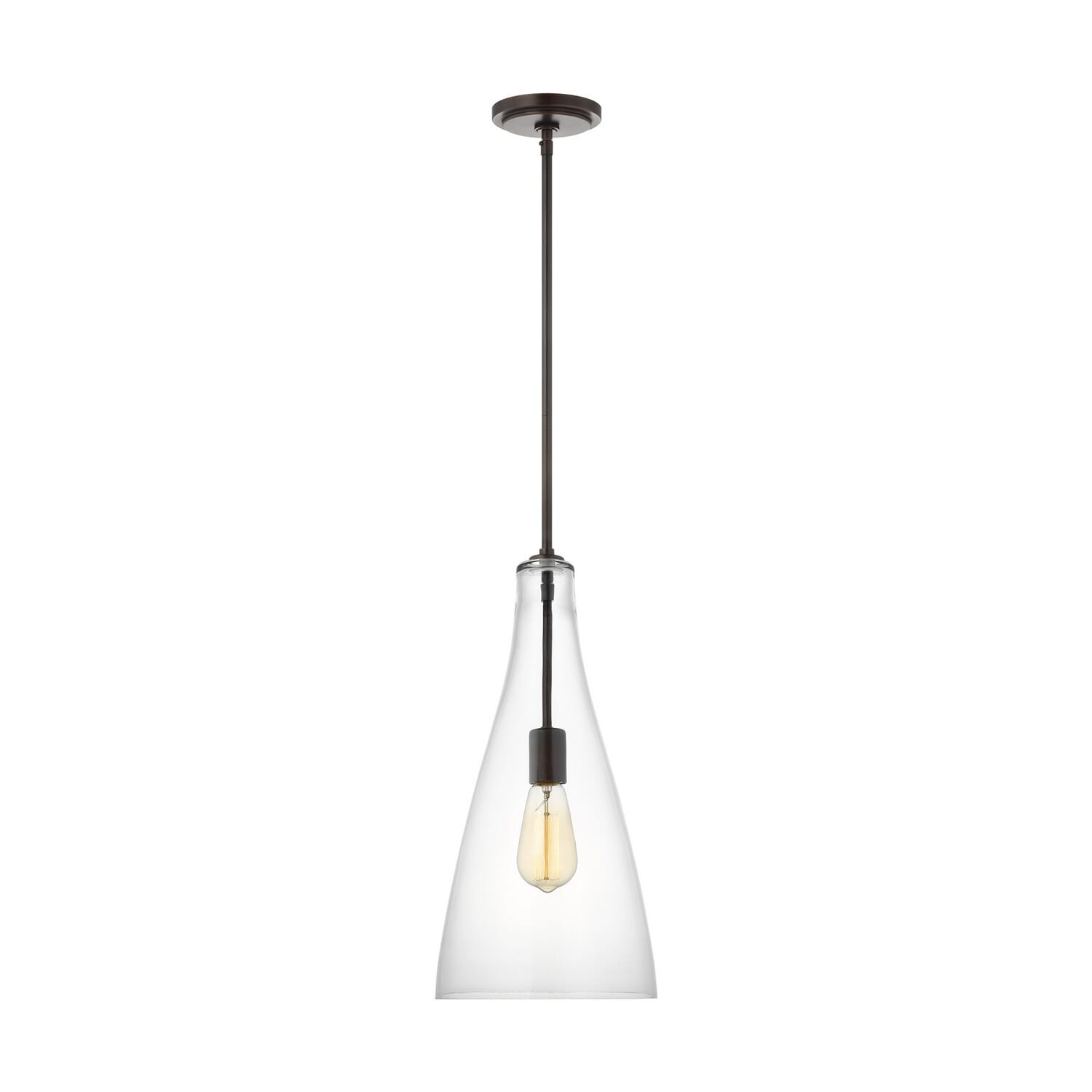 Arilda 1-Light Pendant in Bronze