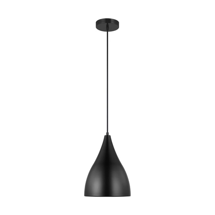 Oden 1-Light Pendant in Midnight Black Oden 1-Light Pendant in Midnight Black