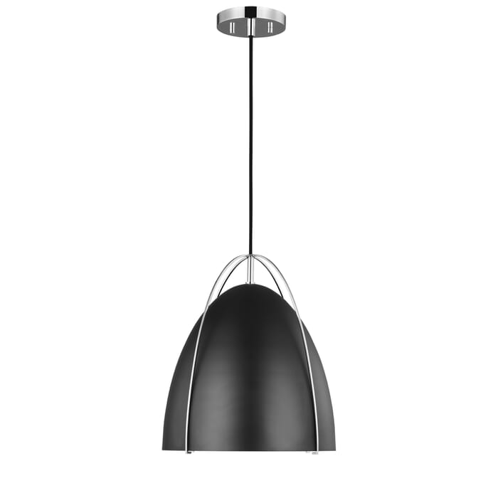 Sea Gull Norman Pendant Light in Chrome Sea Gull Norman Pendant Light in Chrome