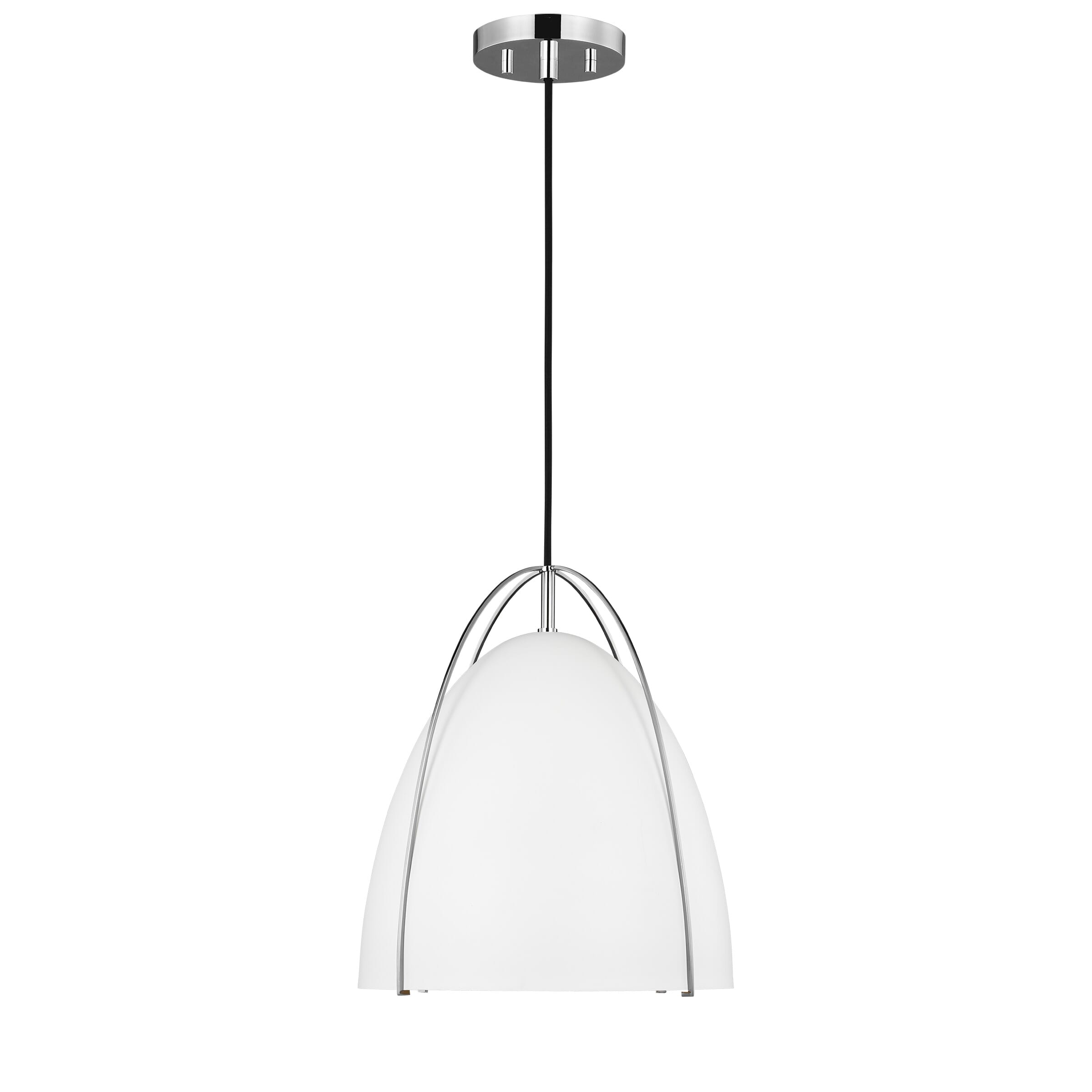 Sea Gull Norman Pendant Light in Chrome