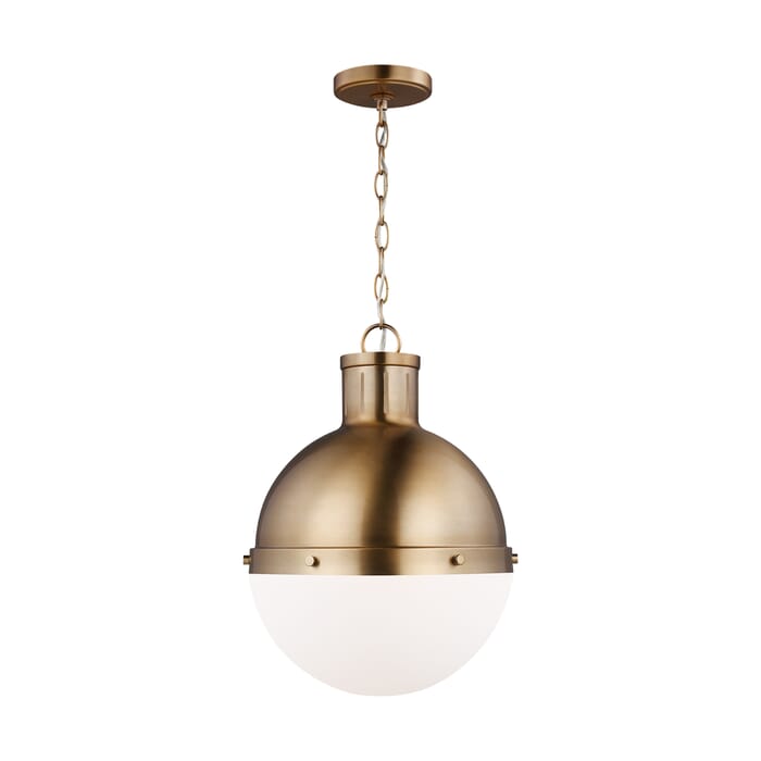 Sea Gull Hanks LED Pendant Light in Satin Brass Sea Gull Hanks LED Pendant Light in Satin Brass